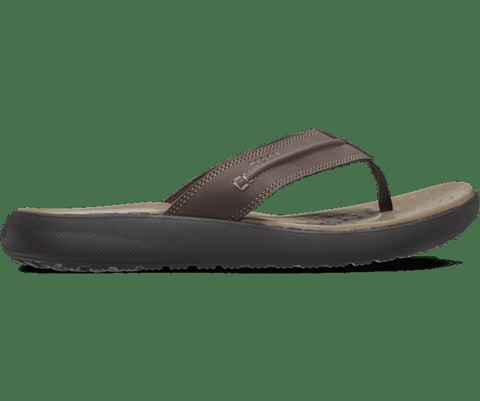 Шлепанцы Юкон Vista II LR Crocs мужские, цвет Espresso