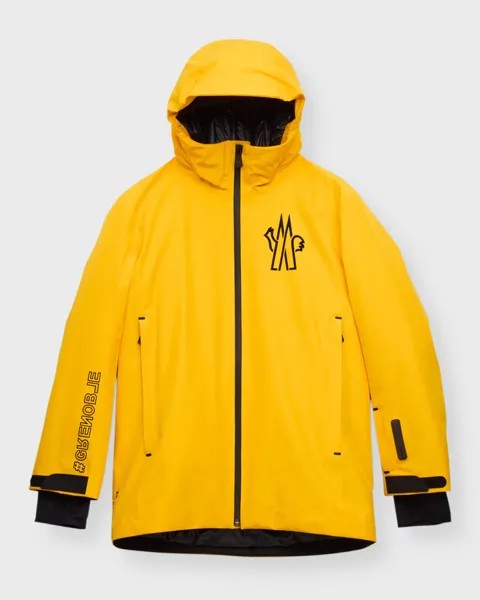 Лыжная куртка Moriond для мальчиков с логотипом Moncler Grenoble, цвет Yellow