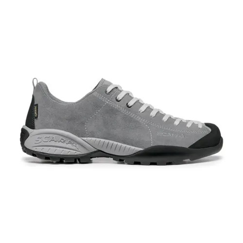 Кроссовки Scarpa 32682-200, летние, треккинговые, натуральная замша, водонепроницаемые, мембранные, низкие, укрепленный мысок, размер 42.5, серый