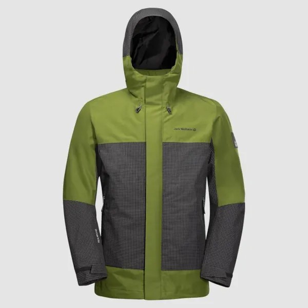 Куртка Jack Wolfskin 3 In 1 Dna Supernova, зеленый