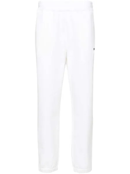 Zegna спортивные брюки с логотипом, белый