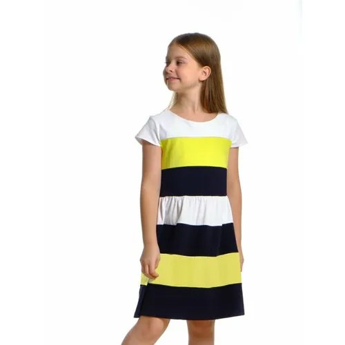 Платье Mini Maxi, размер 128, желтый
