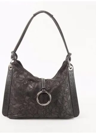 Сумка женская итальянская Roberta Firenze stella 153 чёрная
