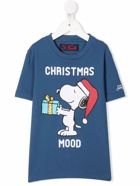 MC2 Saint Barth Kids футболка с принтом Snoopy Gift