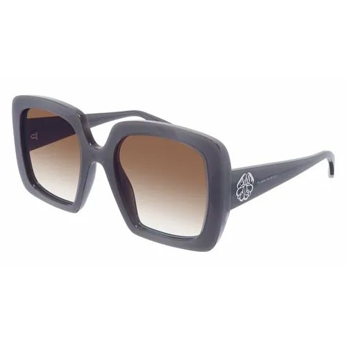 Солнцезащитные очки Alexander McQueen AM0378S 004, прямоугольные, для женщин, черный