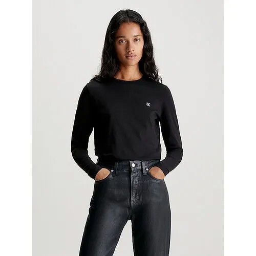 Лонгслив Calvin Klein Jeans, размер XS, черный