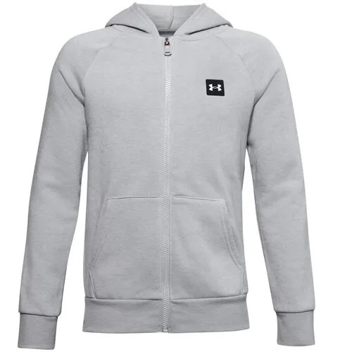 Толстовка Under Armour Rival Fleece Fz Hoodie Серый YXS 1357609-011