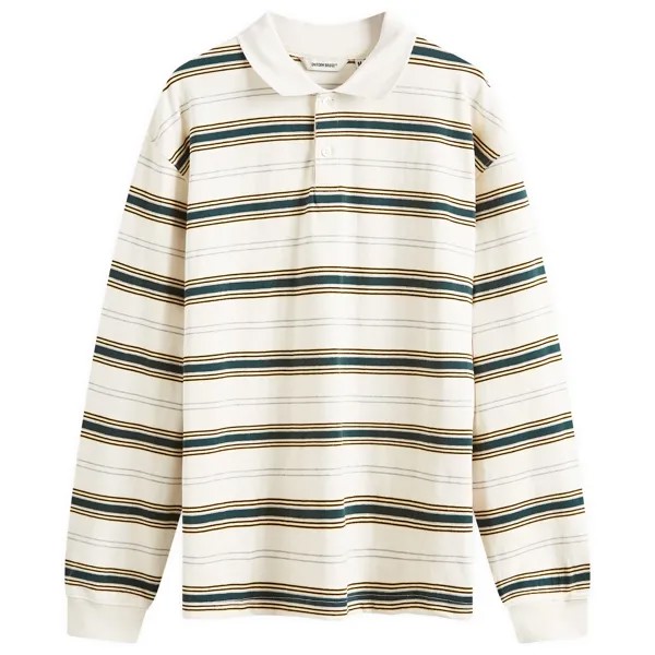 Поло Uniform Bridge Stripe Longsleeve Polo Shirt, цвет Ivory