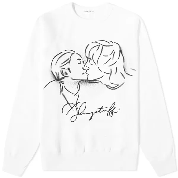 Толстовка Flagstuff Kiss Logo Crew Sweat