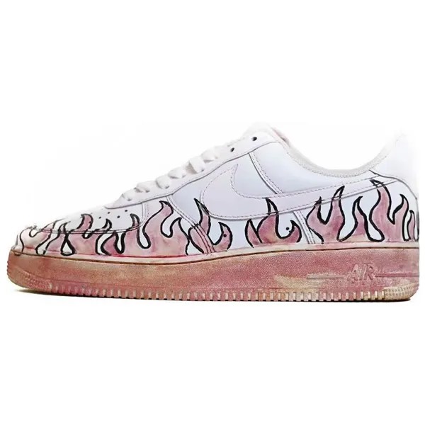 Кроссовки Nike Air Force 1 Skateboarding Shoes Women's Low-top Pink, розовый