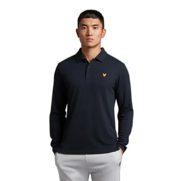 Поло Lyle & Scott Tech Long, синий