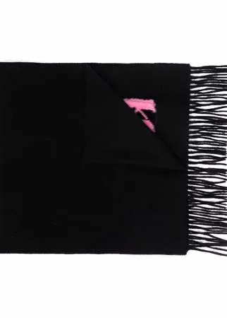 Karl Lagerfeld шарф K/Monogram с искусственным мехом