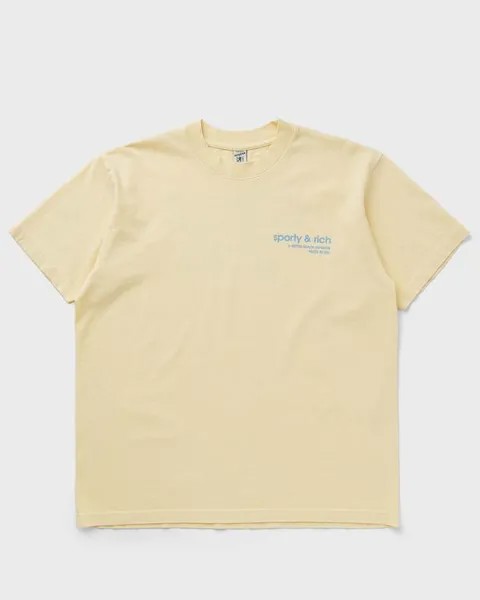Футболка Sporty & Rich Usa Health Club T-Shirt, цвет almond