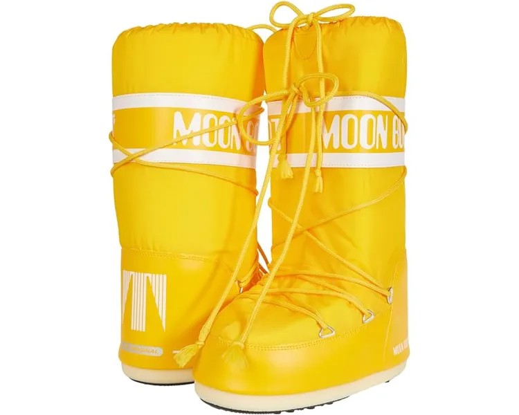 Ботинки MOON BOOT Moon Nylon, желтый