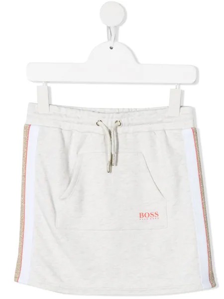 BOSS Kidswear юбка мини с кулиской