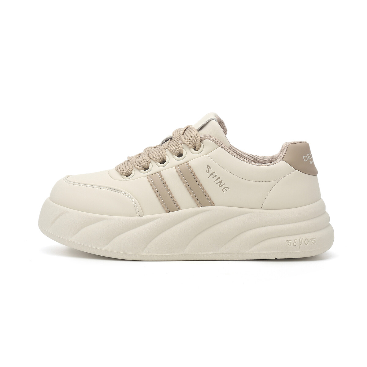 Кроссовки Jin Baichuan Skateboarding Shoes Women's Low-top, хаки
