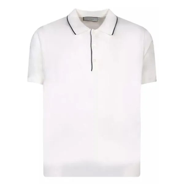 Футболка cotton polo shirt Canali, белый