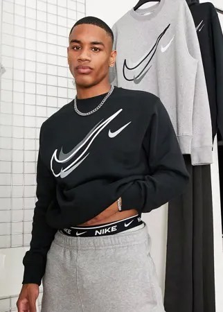 Черный свитшот с принтами Nike Summer of Sports-Черный цвет
