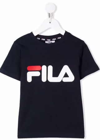 Fila Kids футболка из органического хлопка с логотипом