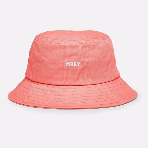 Панама OBEY Bold Twill Bucket Hat Pink Clay 2022