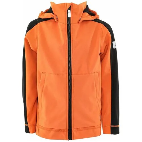 Куртка Reima Sipoo, размер 110, оранжевый, черный