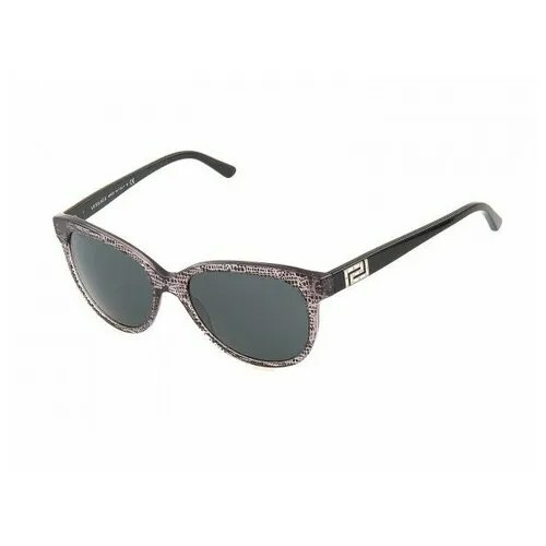 Солнцезащитные очки Versace, черный, серый