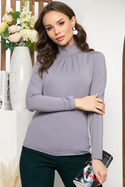 Водолазка женская LT Collection Сюзанна Б5153 серая 44 RU
