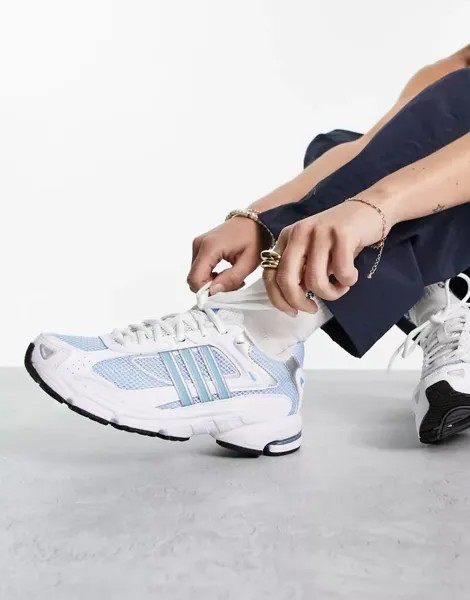 Бело-синие кроссовки adidas Originals Response CL