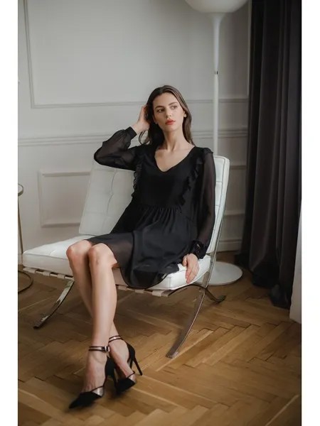 Платье стандартного кроя Lenitif, черный