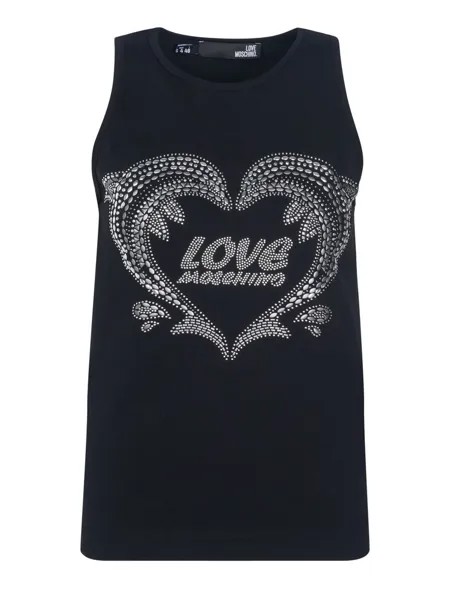 Топ Love Moschino, черный