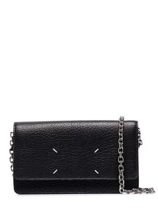 Maison Margiela four-stitch logo wallet on chain