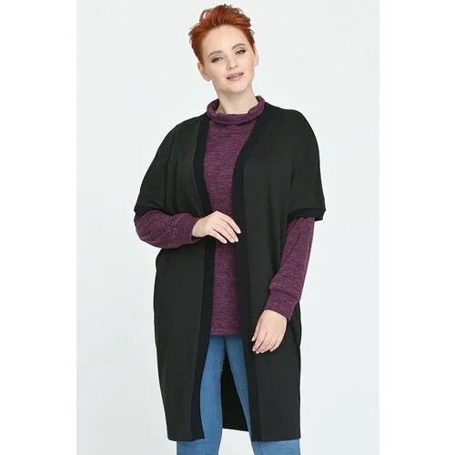 Кардиган SVESTA, размер 58, черный