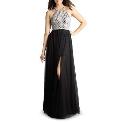Женское украшенное вечернее платье с открытой спиной Basix Black Label BHFO 2795
