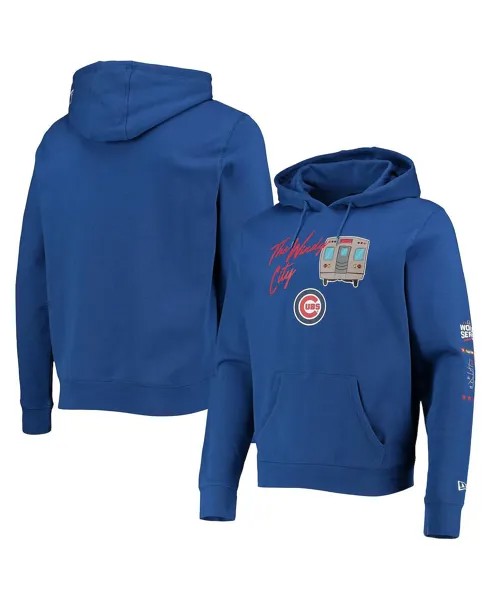 Мужская толстовка с капюшоном royal chicago cubs city transit pullover New Era