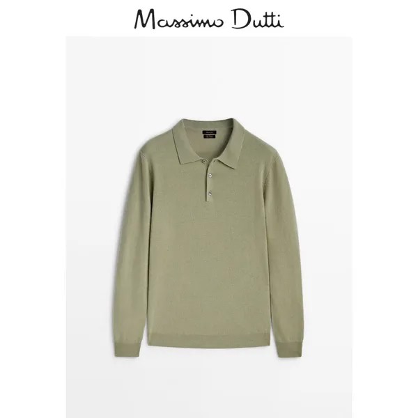 Свитер мужской Massimo Dutti, зеленый