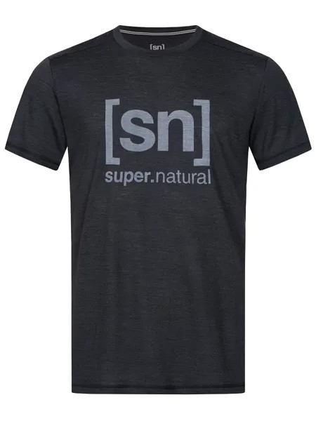 Рубашка super.natural Merino T Shirt, черный