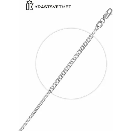 Браслет-цепочка Krastsvetmet, платина, 950 проба, длина 17 см.