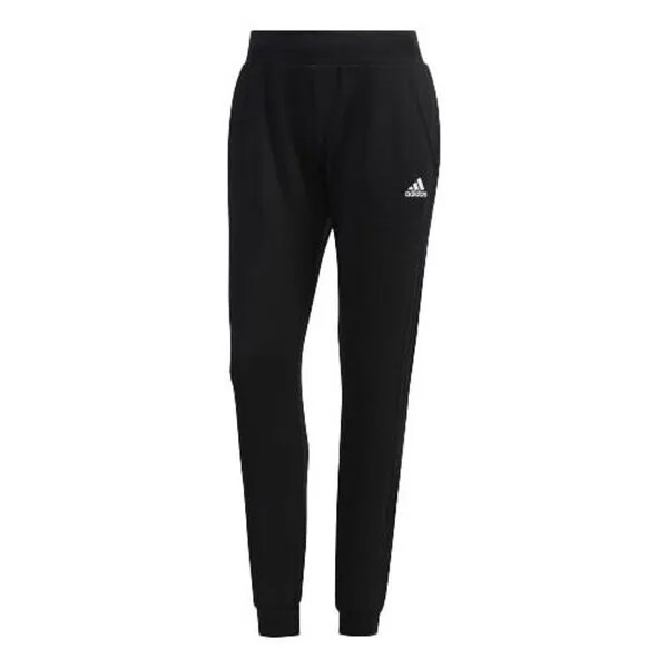 Штаны трикотажные спортивные штаны Adidas, черный