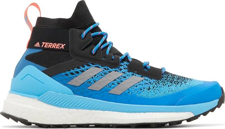 Ботинки Adidas Terrex Free Hiker Primeblue 'Black Blue Rush', синий