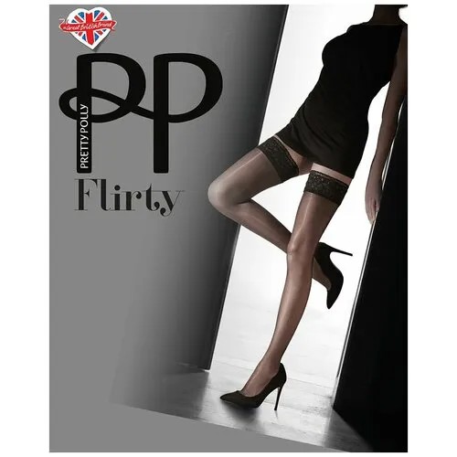 Чулки Pretty Polly Nylons Gloss, 20 den, размер one size, телесный