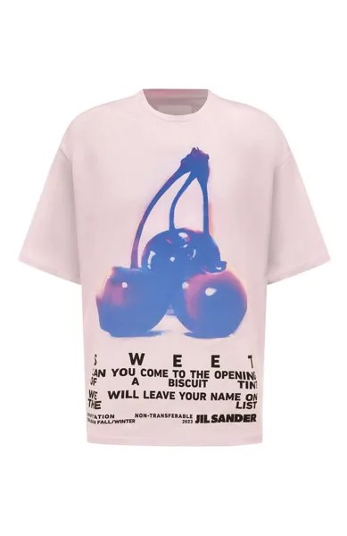 Хлопковая футболка Jil Sander