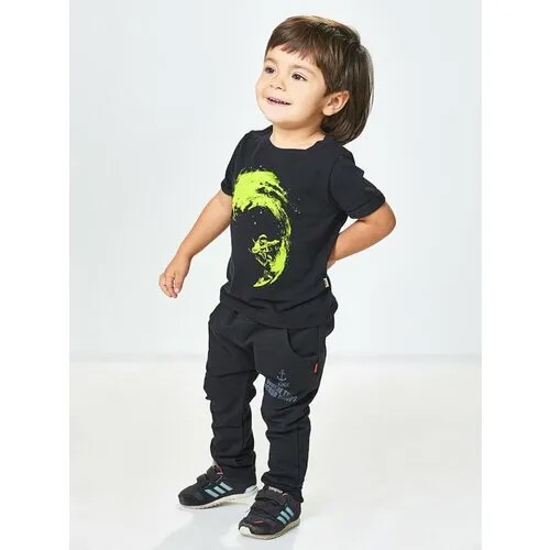 Футболка Mini Maxi, размер 86, черный