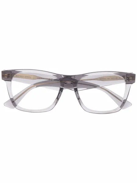 Bottega Veneta Eyewear очки в прозрачной оправе