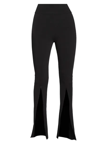Леггинсы с высокой талией и разрезом Alaïa