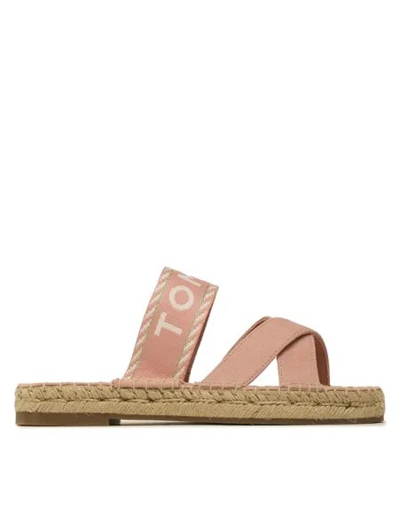 Эспадрильи Seasonal Webbing Sandal Tommy Hilfiger, розовый