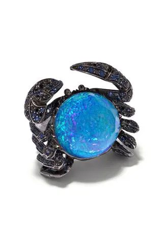 Stephen Webster кольцо No Regrets Jewels Verne Crystal Haze из белого золота с бриллиантами