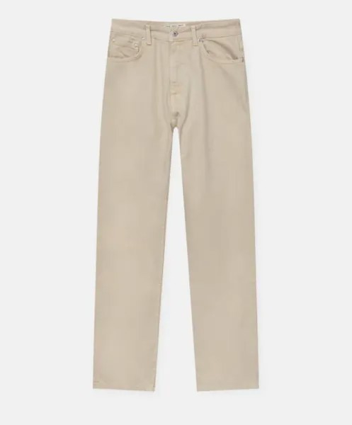 Джинсы Pull&Bear Wide Leg, охра