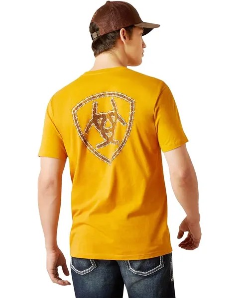 Футболка Ariat Western Wire T-Shirt, цвет Buckhorn Heather