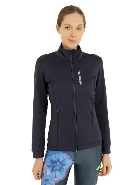 Спортивная куртка женская NordSki Layer W синяя 2XL