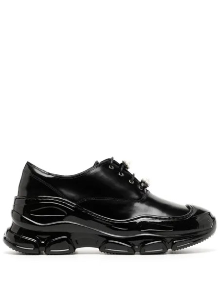 Simone Rocha оксфорды Low Trek, черный